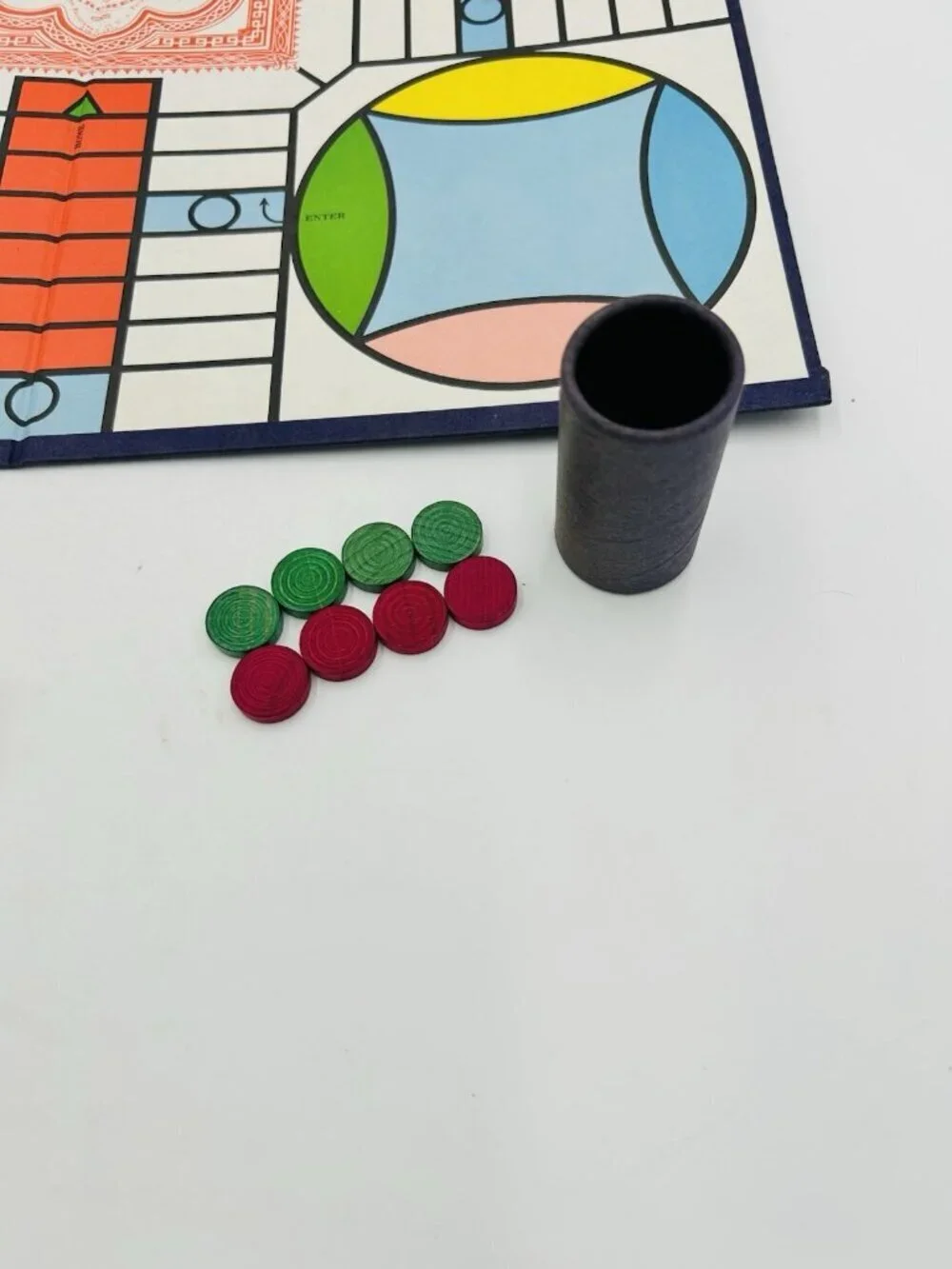 Vintage Parcheesi Royal Game of India, 1982 Edition Selchow & Righter Complete